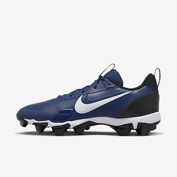 Nike baseball cleats navy blue deals